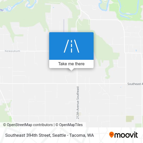 Mapa de Southeast 394th Street