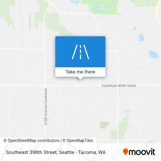 Southeast 398th Street map