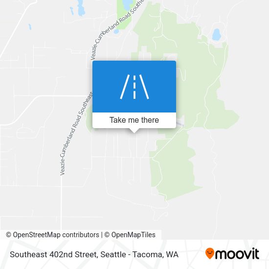 Southeast 402nd Street map