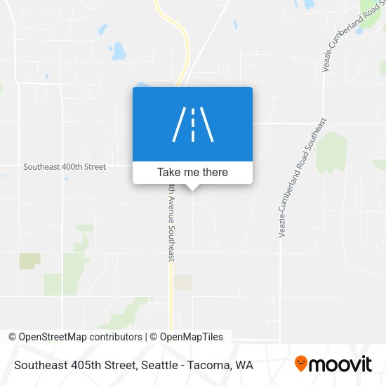 Southeast 405th Street map