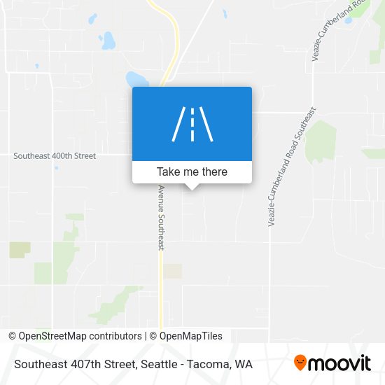 Southeast 407th Street map