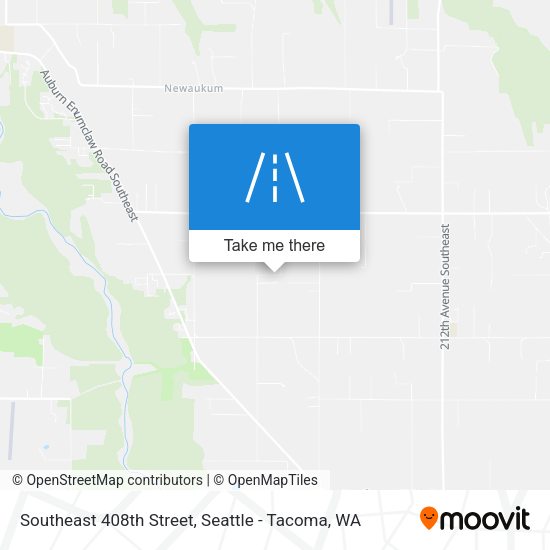 Southeast 408th Street map