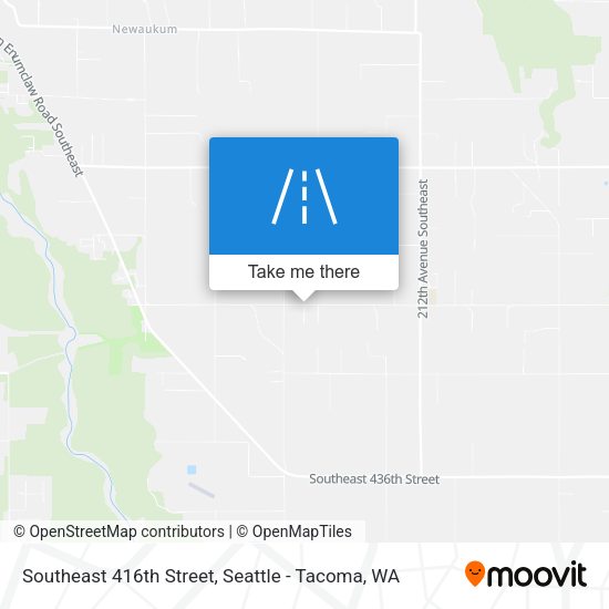 Mapa de Southeast 416th Street