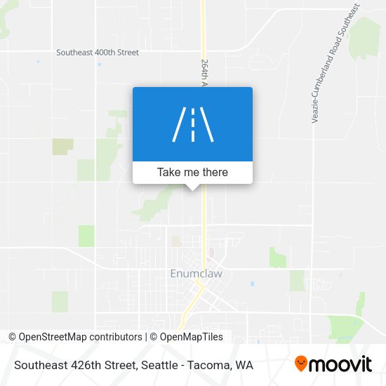 Southeast 426th Street map