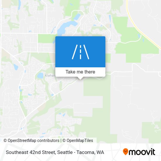 Southeast 42nd Street map