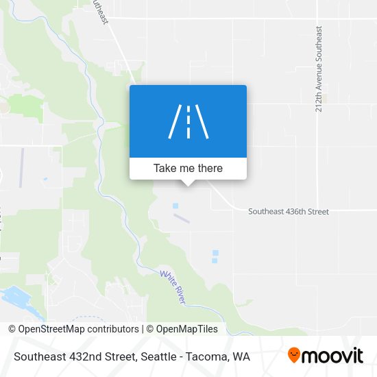 Mapa de Southeast 432nd Street