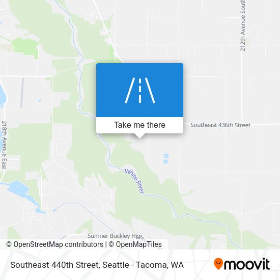 Mapa de Southeast 440th Street