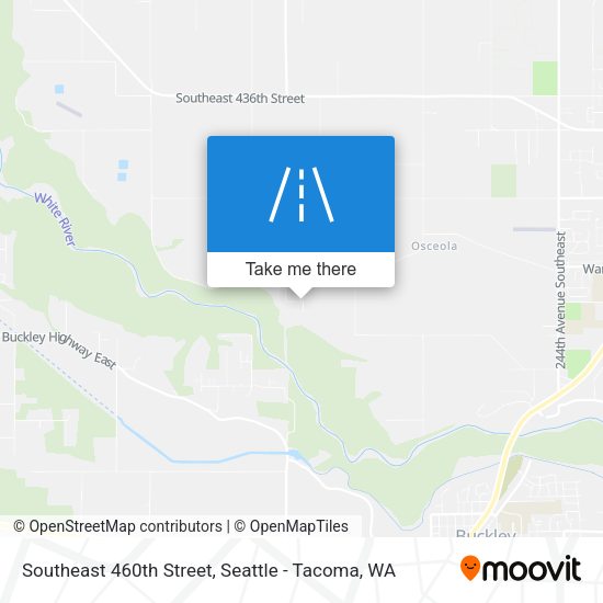 Southeast 460th Street map