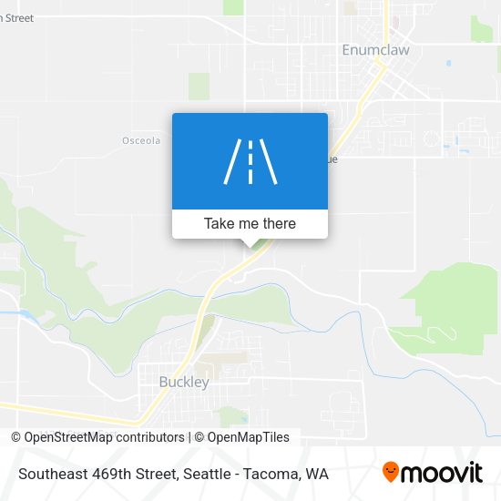 Southeast 469th Street map