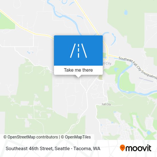 Southeast 46th Street map