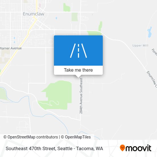 Mapa de Southeast 470th Street