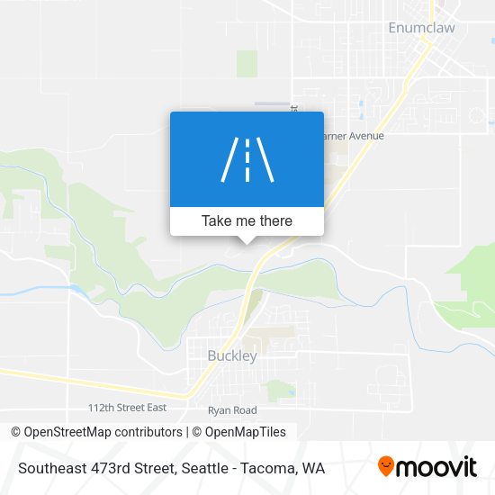 Southeast 473rd Street map