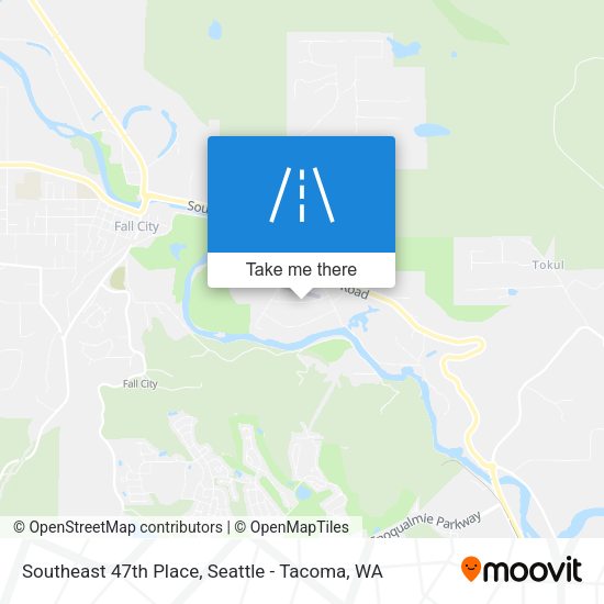 Southeast 47th Place map