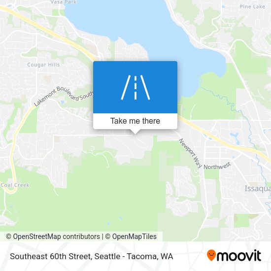 Southeast 60th Street map