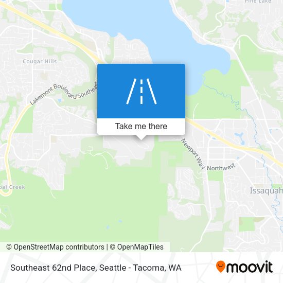 Mapa de Southeast 62nd Place