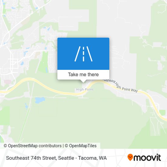 Mapa de Southeast 74th Street