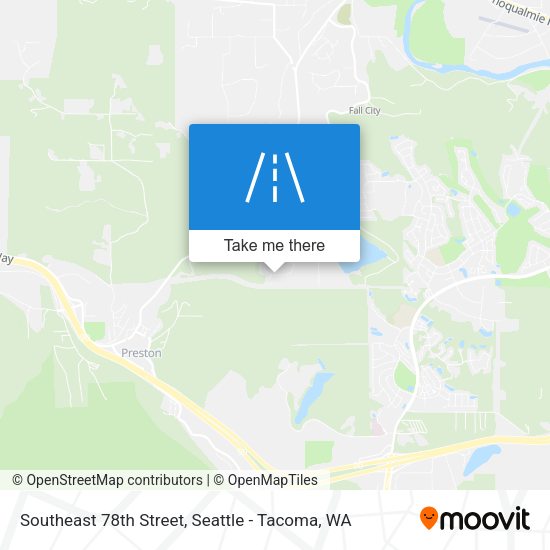 Southeast 78th Street map