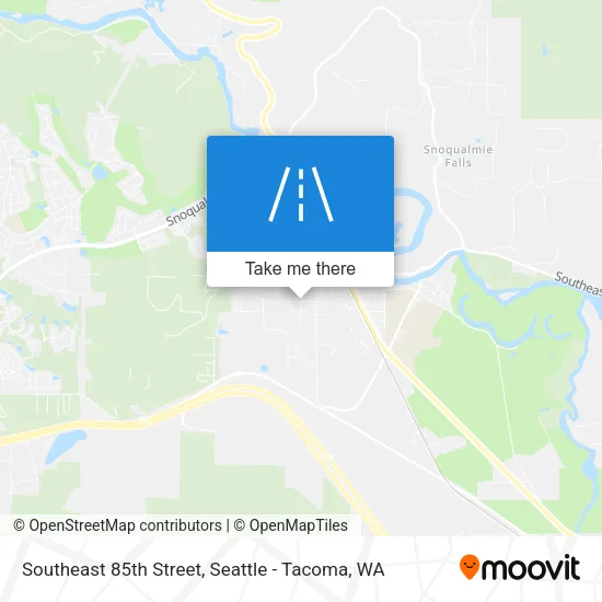 Southeast 85th Street map