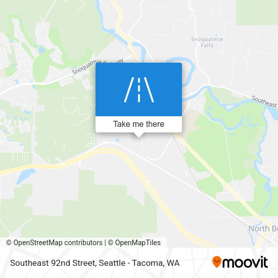 Mapa de Southeast 92nd Street