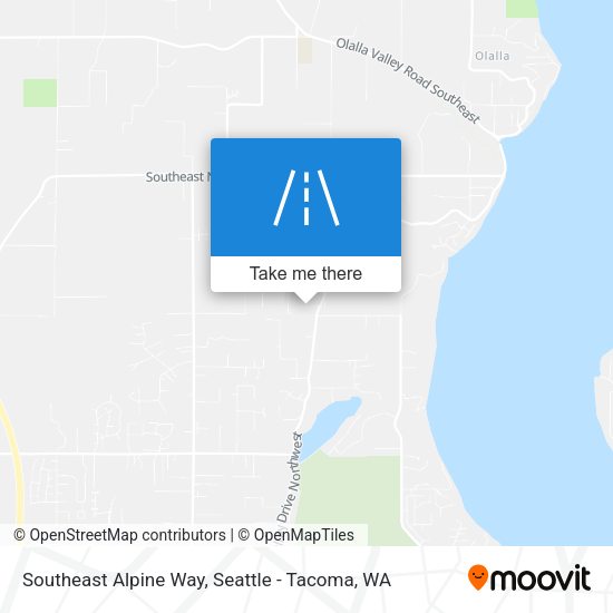 Southeast Alpine Way map