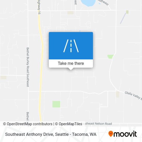Southeast Anthony Drive map