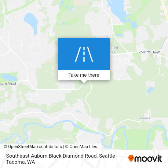 Mapa de Southeast Auburn Black Diamond Road