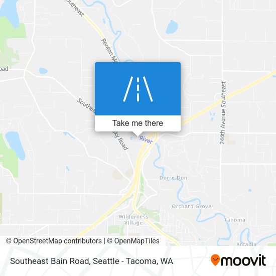 Southeast Bain Road map