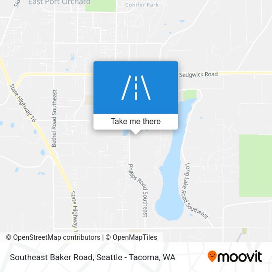 Mapa de Southeast Baker Road