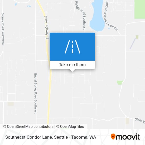 Southeast Condor Lane map