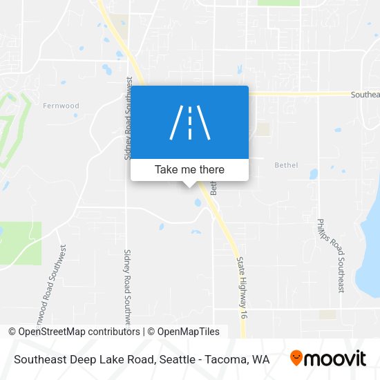 Mapa de Southeast Deep Lake Road