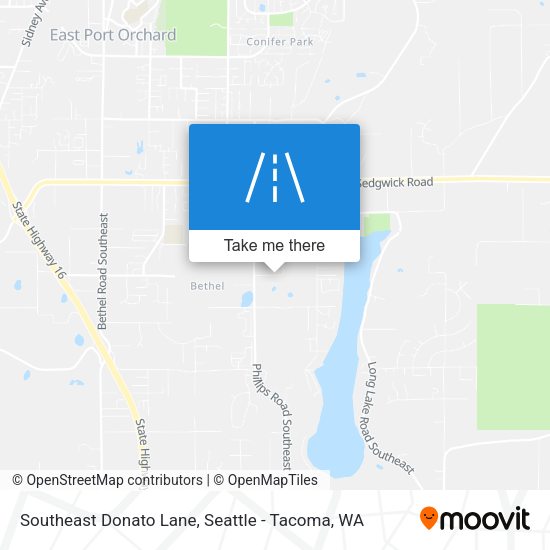 Southeast Donato Lane map