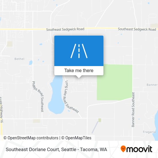Mapa de Southeast Dorlane Court