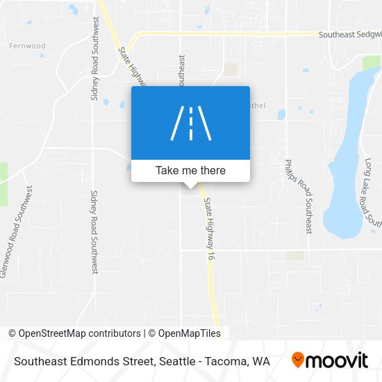 Southeast Edmonds Street map