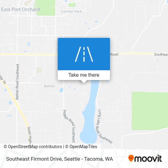 Southeast Firmont Drive map