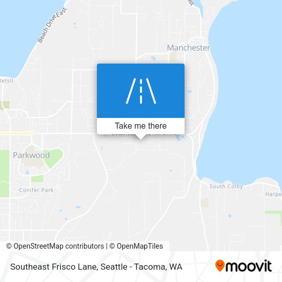 Mapa de Southeast Frisco Lane
