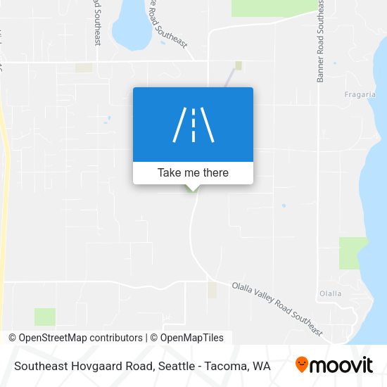 Southeast Hovgaard Road map