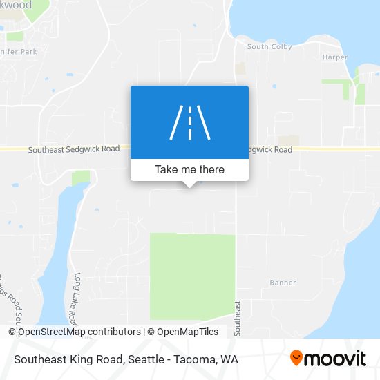 Southeast King Road map