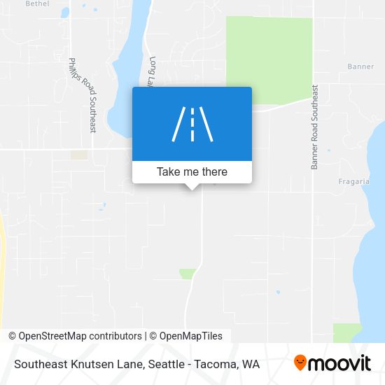 Southeast Knutsen Lane map