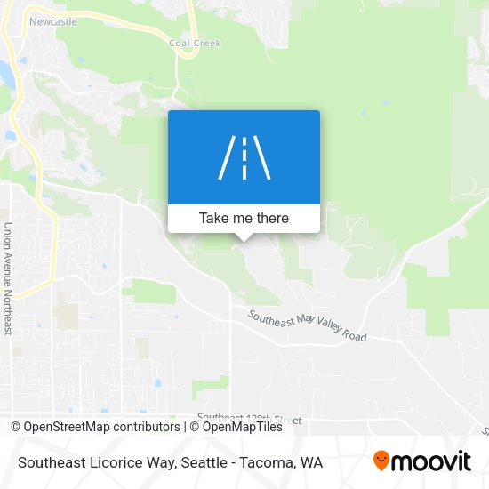 Southeast Licorice Way map