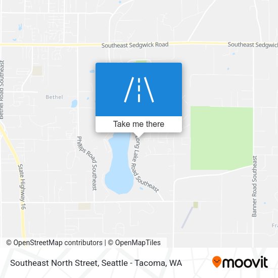 Southeast North Street map