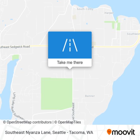 Southeast Nyanza Lane map