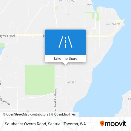 Southeast Overra Road map