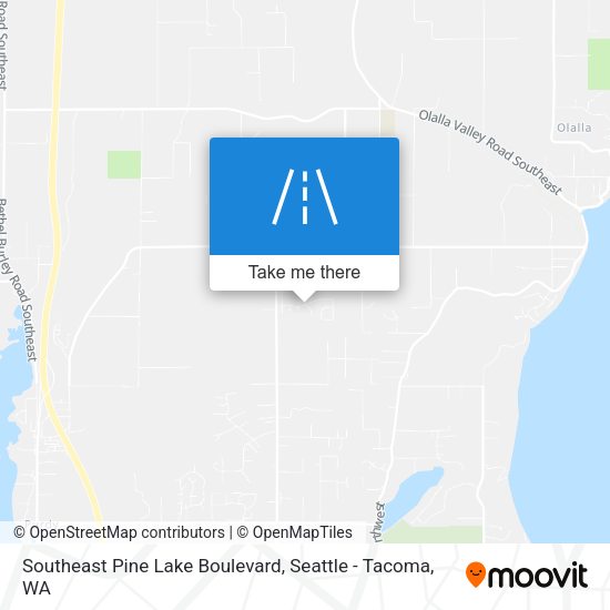Southeast Pine Lake Boulevard map