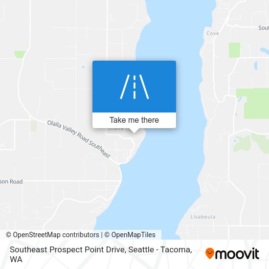 Mapa de Southeast Prospect Point Drive