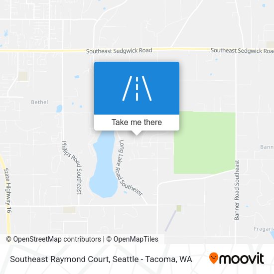 Southeast Raymond Court map
