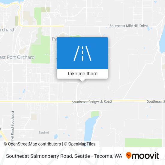 Mapa de Southeast Salmonberry Road