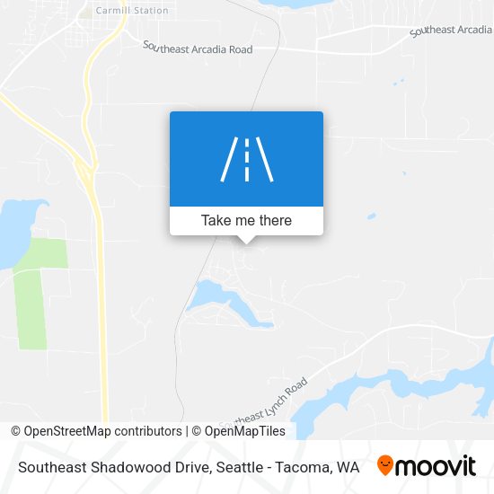 Southeast Shadowood Drive map