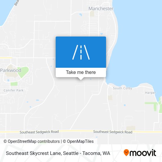 Mapa de Southeast Skycrest Lane