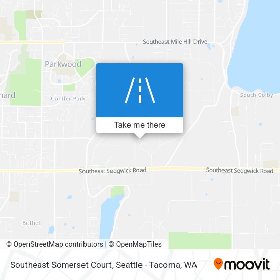 Mapa de Southeast Somerset Court