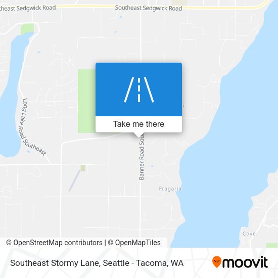 Southeast Stormy Lane map